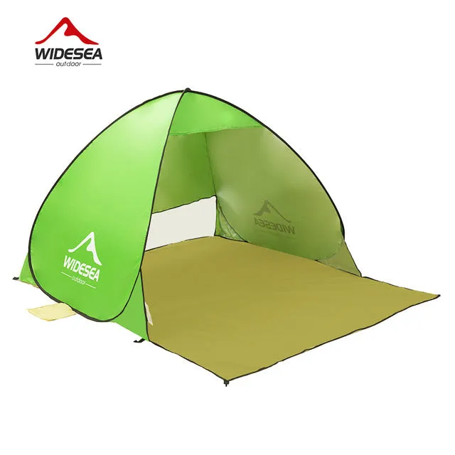 2017 new  beach tent pop up open 1-2person quick automatic open 90% UV-protective sunshelter awning tent for camping fishing