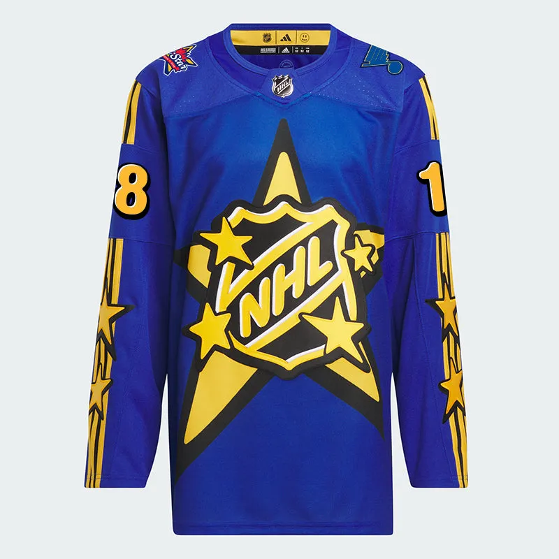 2024 NHL ALL-STAR THOMAS #18 ADIDAS X DREW HOUSE AUTHENTIC JERSEY - BLUE