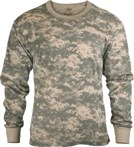 ACU Digital Camouflage - Military Long Sleeve T-Shirt