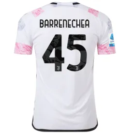 adidas Juventus Barrenchea Away Jersey w/ Serie A 23/24 (White)