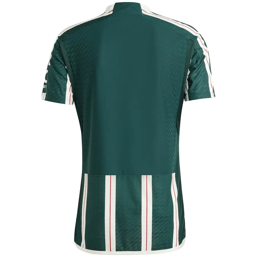 adidas Manchester United Authentic Away Jersey 23/24 (Green Night/Core White/Active Maroon)