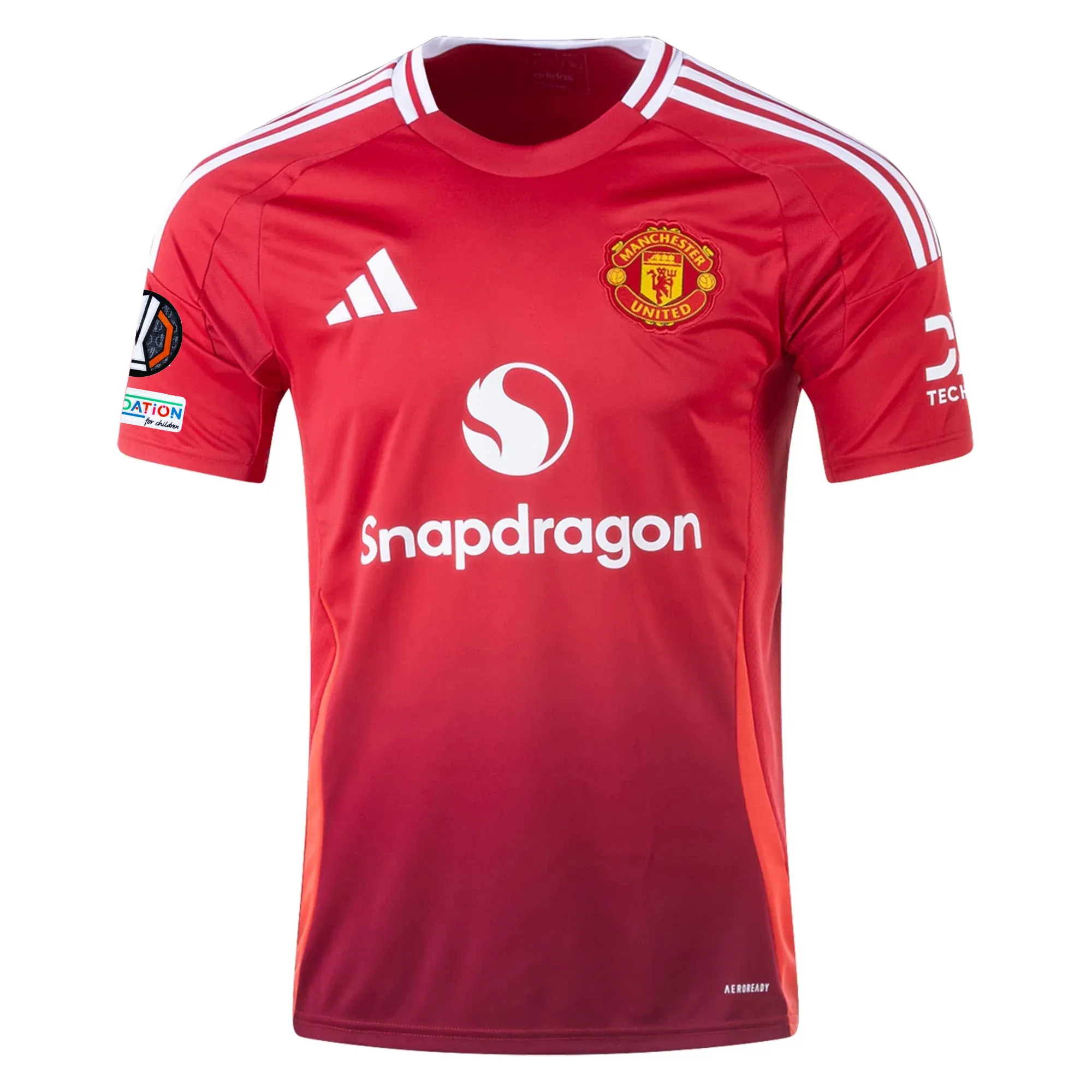 adidas Manchester United Diogo Dalot Home Jersey w/ Europa League Patches 24/25 (MUFC Red)