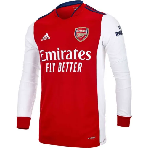 Adidas Men's Arsenal 2021/22 Home Jersey Long Sleeve