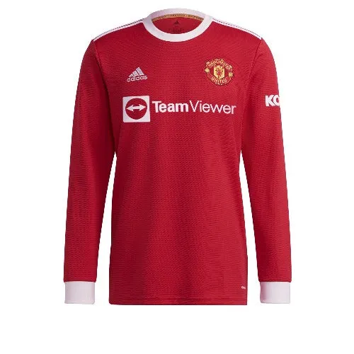 Adidas Men's Manchester United Longsleeve Replica Jersey