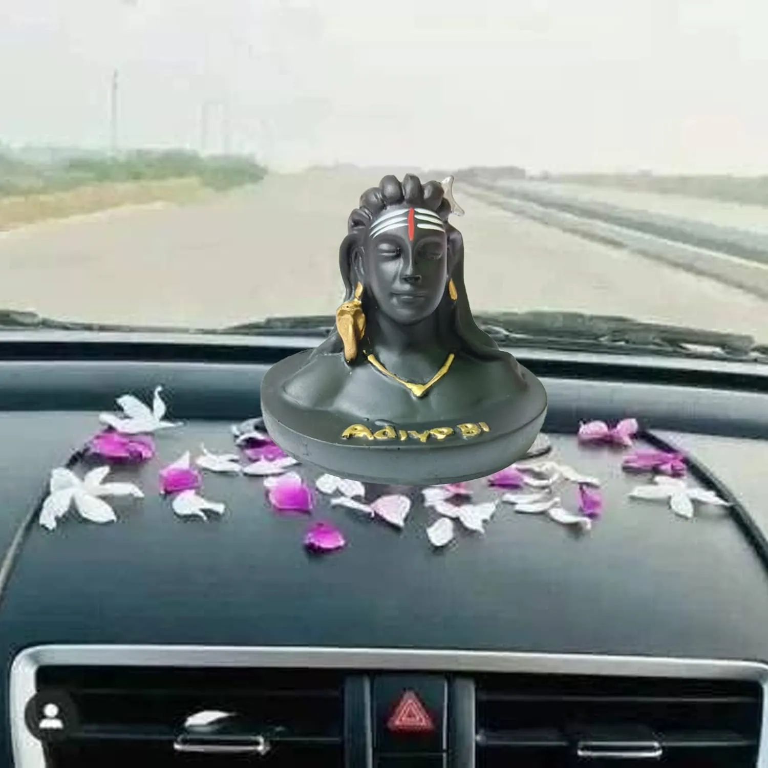 Adiyogi Shiva Statue for Car Dashboard Idol, Pooja & Gift, Mahadev Murti Idol Figurine Showpiece Sculpture, Shankara for Home,Office Decor,