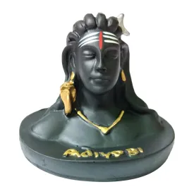 Adiyogi Shiva Statue for Car Dashboard Idol, Pooja & Gift, Mahadev Murti Idol Figurine Showpiece Sculpture, Shankara for Home,Office Decor,