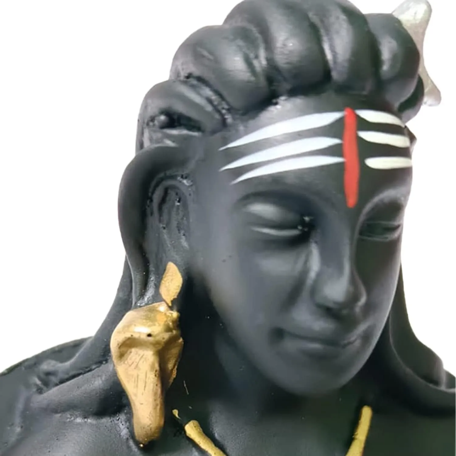 Adiyogi Shiva Statue for Car Dashboard Idol, Pooja & Gift, Mahadev Murti Idol Figurine Showpiece Sculpture, Shankara for Home,Office Decor,