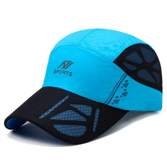 [AETRENDS] 2017 Summer Baseball Cap Men Breathable Quick-Drying Mesh Hats Women Sunshade Caps Z-5075