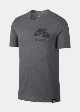 Air Force 1 HO1 Mens T-Shirt (Grey/Grey)