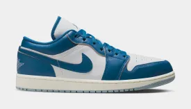 Air Jordan 1 Low SE Industrial Blue Mens Lifestyle Shoes (White/Blue Grey/Sail/Industrial Blue)