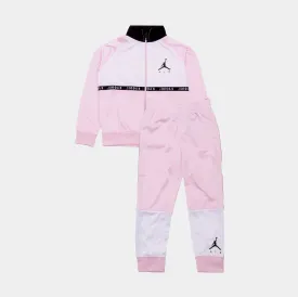 Air Jordan Blocked Tricot Set Preschool Set (Pink/Black)