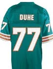 AJ Duhe Miami Dolphins Throwback Football Jersey