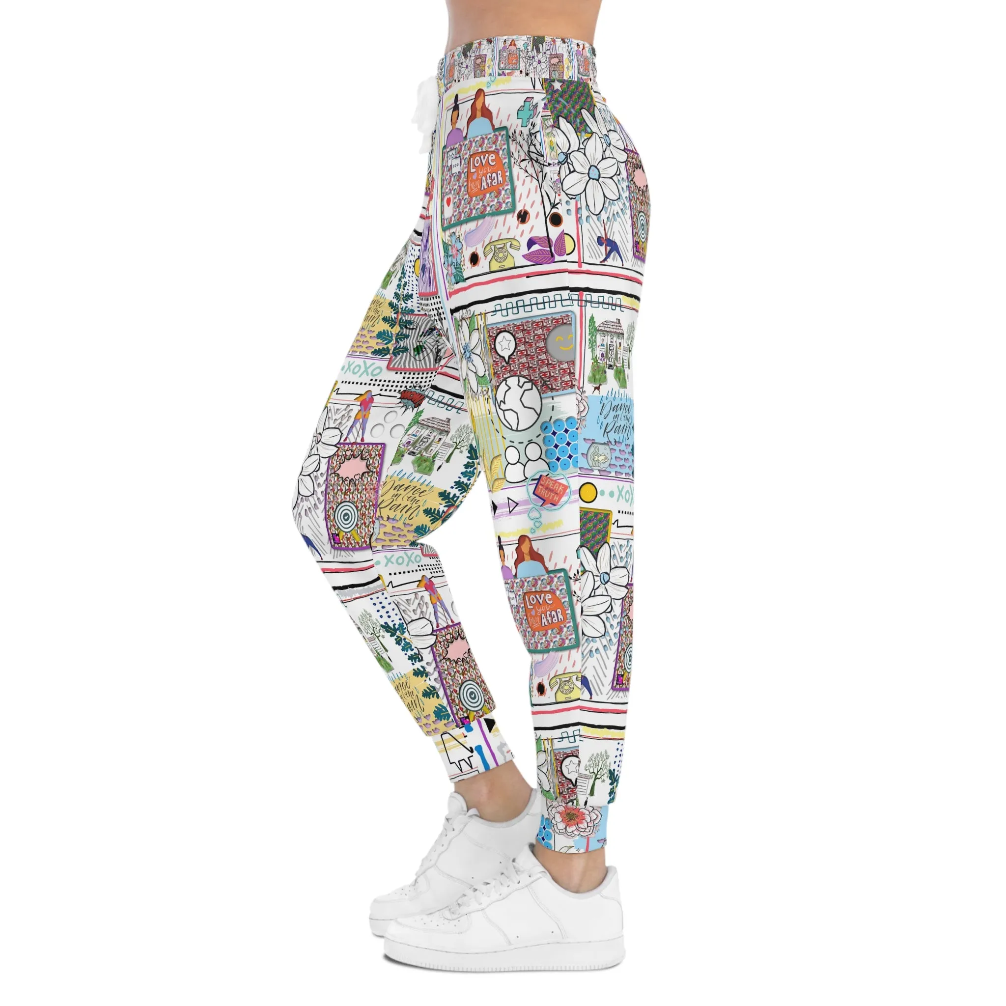 Athletic Joggers (AOP) UNISEX - DANCE IN THE RAIN