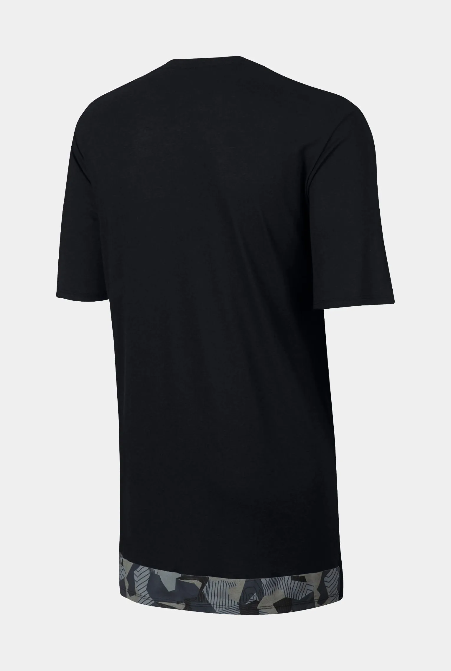 Badlands Pocket Drop Hem Mens T-Shirt (Black)