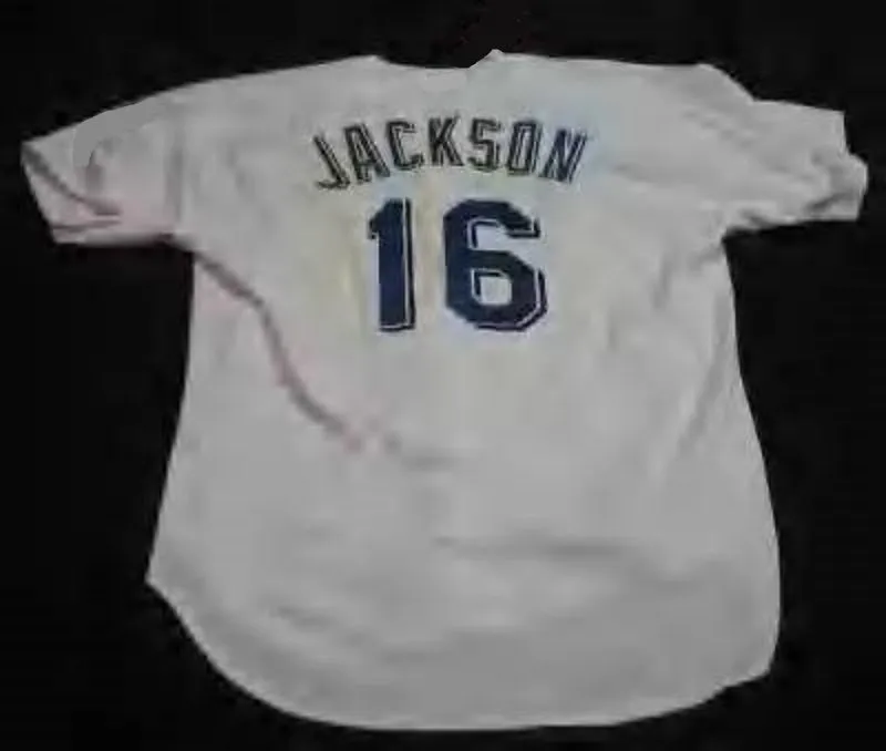 Bo Jackson Kansas City Royals Throwback White Home Jersey