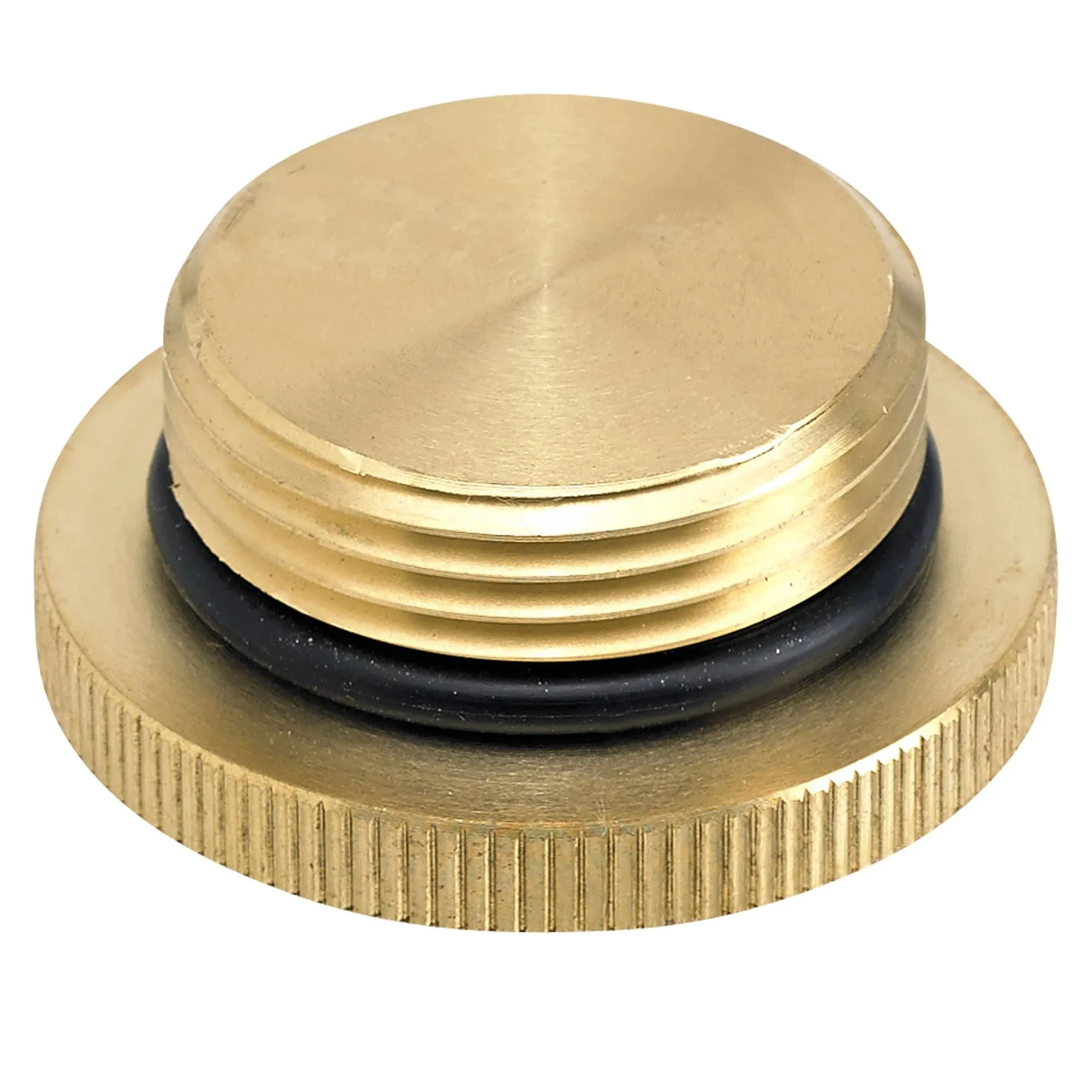 Brass Gas / Oil Filler Cap - Unvented