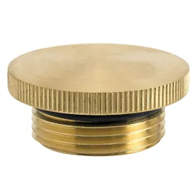 Brass Gas / Oil Filler Cap - Unvented