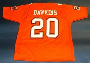 Brian Dawkins Clemson Tigers College Football Throwback Jersey