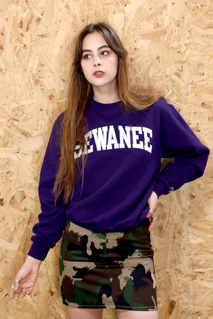 Champion Purple College Sports Sweatshirt