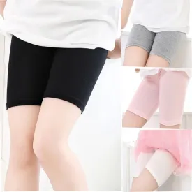 Children Summer Shorts Girls Lace Safety Pants Kids Panties Girls Underwear Leggings Baby Clothes 3-10Y Teen Solid Boxer Short