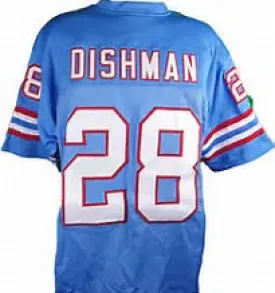 Chris Dishman Houston Oilers Throwback Football Jersey