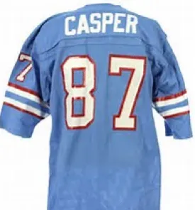 David Casper Houston Oilers Throwback Football Jersey