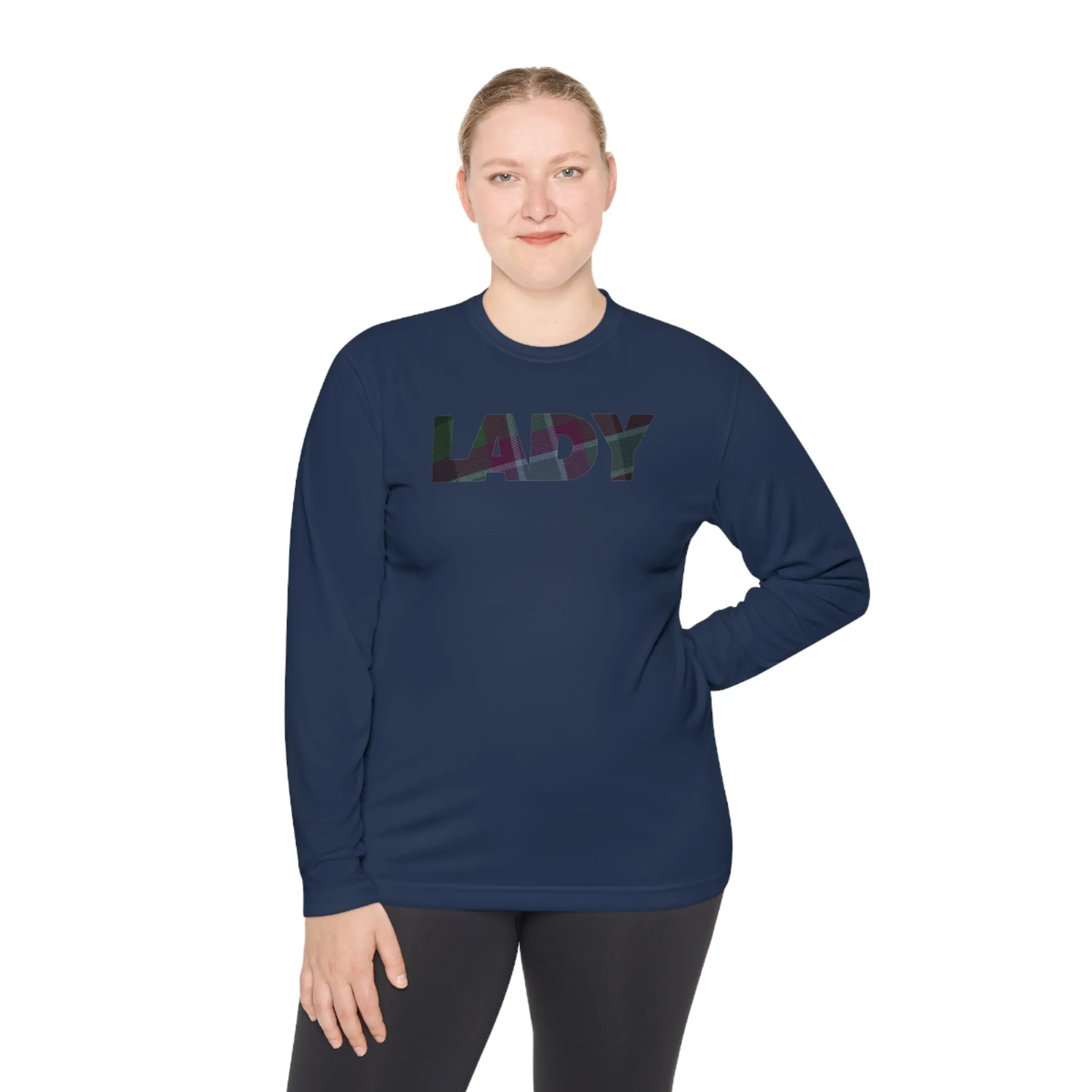 Dunans Rising Tartan Lady – Lightweight Long Sleeve Tee