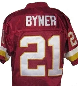 Ernest Byner Washington Redskins Throwback Football Jersey