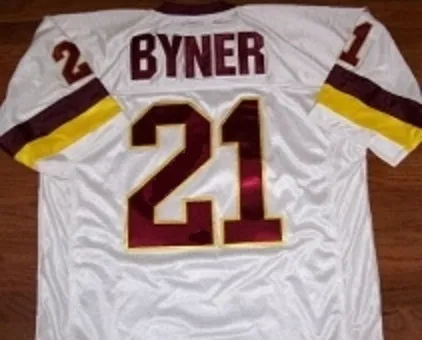 Ernest Byner Washington Redskins Throwback Football Jersey