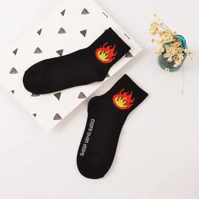 Foot 22-26cm CNOPT SOCKS Daily Cotton Elastic Men Chinese Russian Athletics Sun ET Fashion Harajuku Guy Youth Summer More Casual