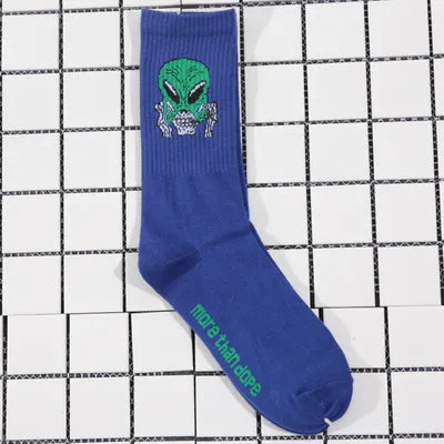 Foot 22-26cm CNOPT SOCKS Daily Cotton Elastic Men Chinese Russian Athletics Sun ET Fashion Harajuku Guy Youth Summer More Casual