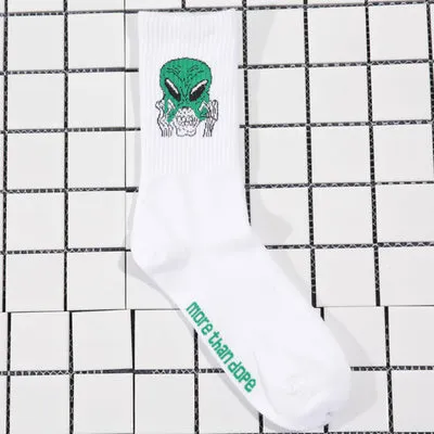 Foot 22-26cm CNOPT SOCKS Daily Cotton Elastic Men Chinese Russian Athletics Sun ET Fashion Harajuku Guy Youth Summer More Casual