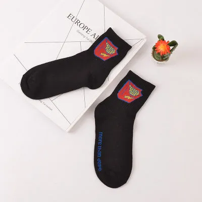 Foot 22-26cm CNOPT SOCKS Daily Cotton Elastic Men Chinese Russian Athletics Sun ET Fashion Harajuku Guy Youth Summer More Casual