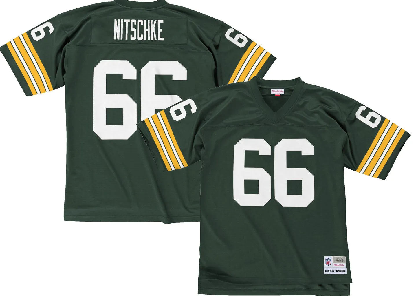 Green Bay Packers Ray Nitschke 1966 Replica Jersey