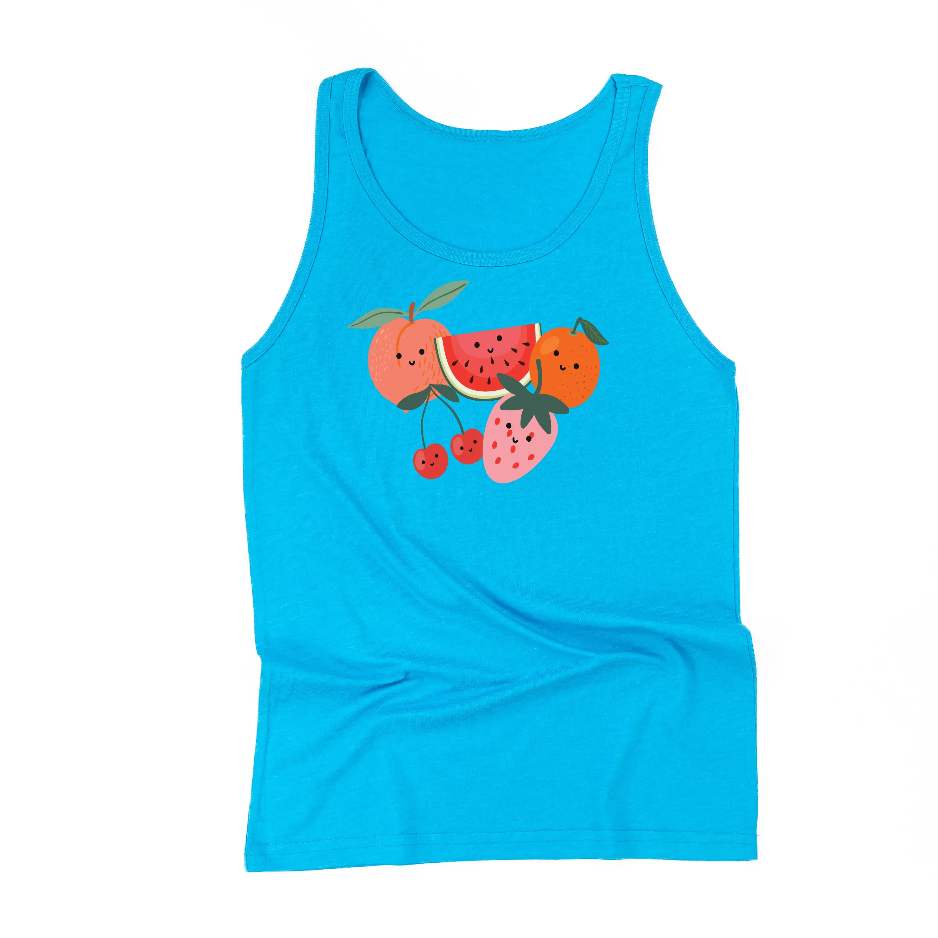 Group of Smiley Fruit - Unisex Jersey Tank