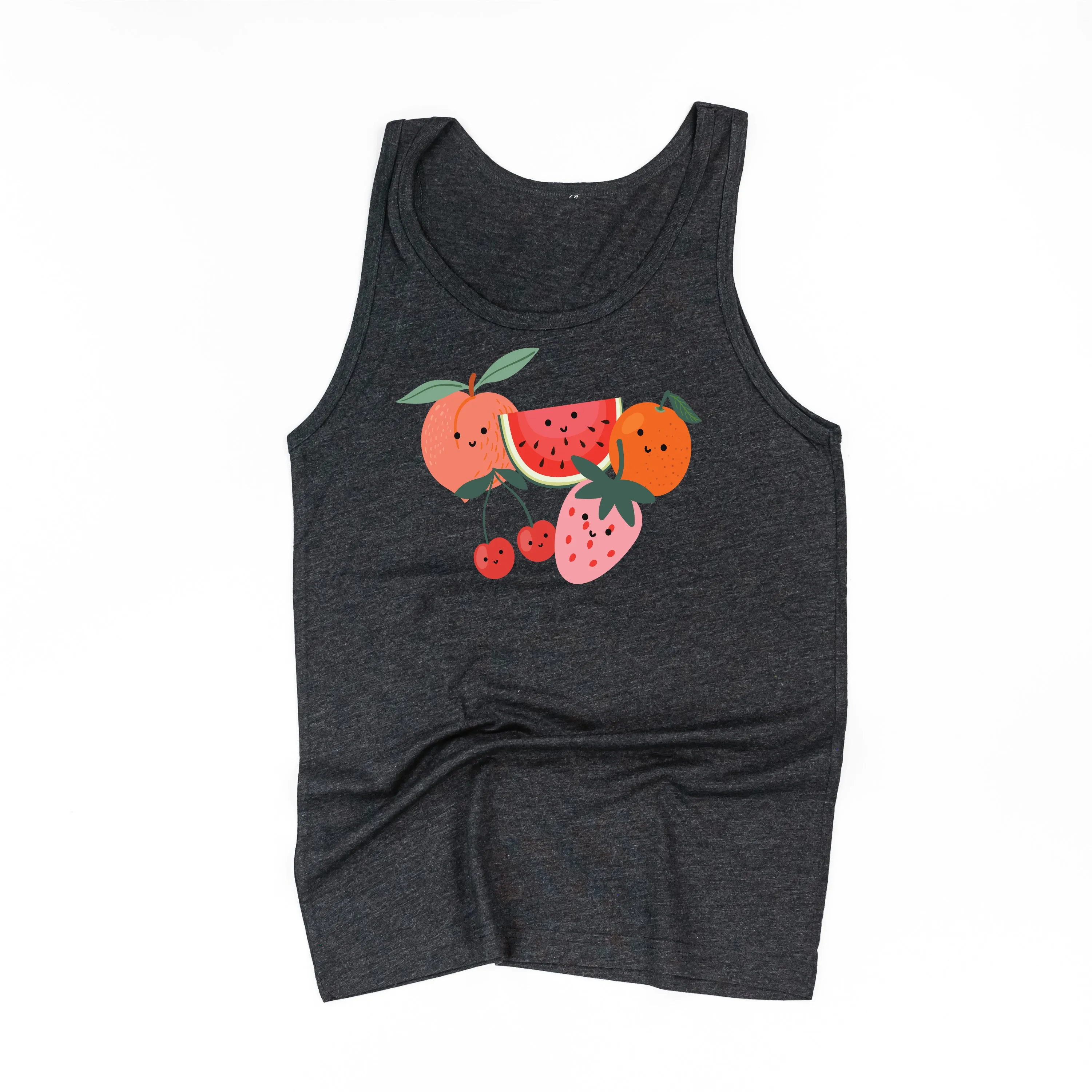 Group of Smiley Fruit - Unisex Jersey Tank