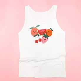 Group of Smiley Fruit - Unisex Jersey Tank