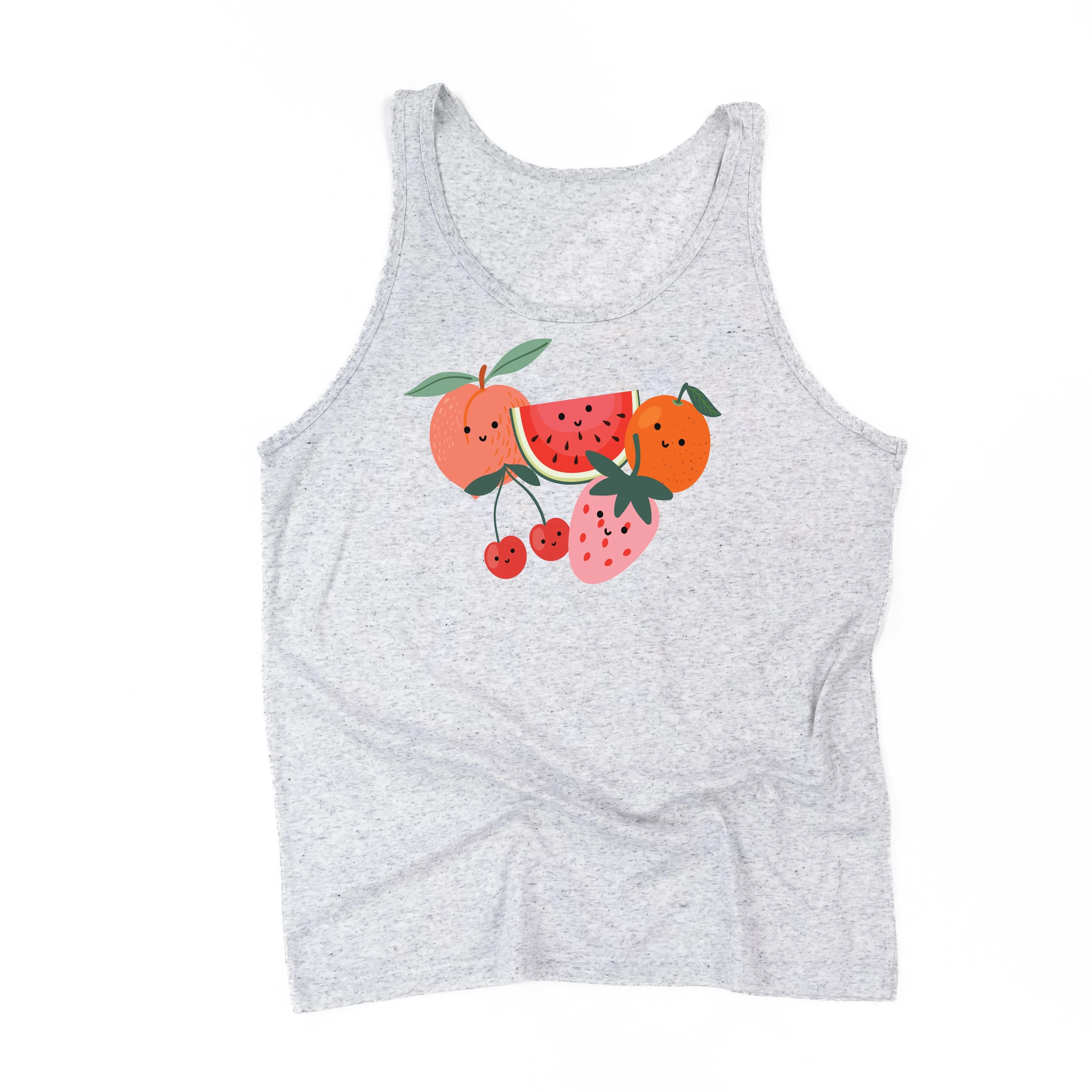 Group of Smiley Fruit - Unisex Jersey Tank