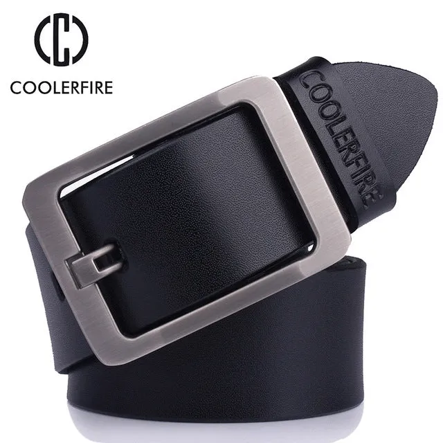 High quality men's genuine leather belt designer belts men luxury strap male belts for men fashion vintage pin buckle for jeans