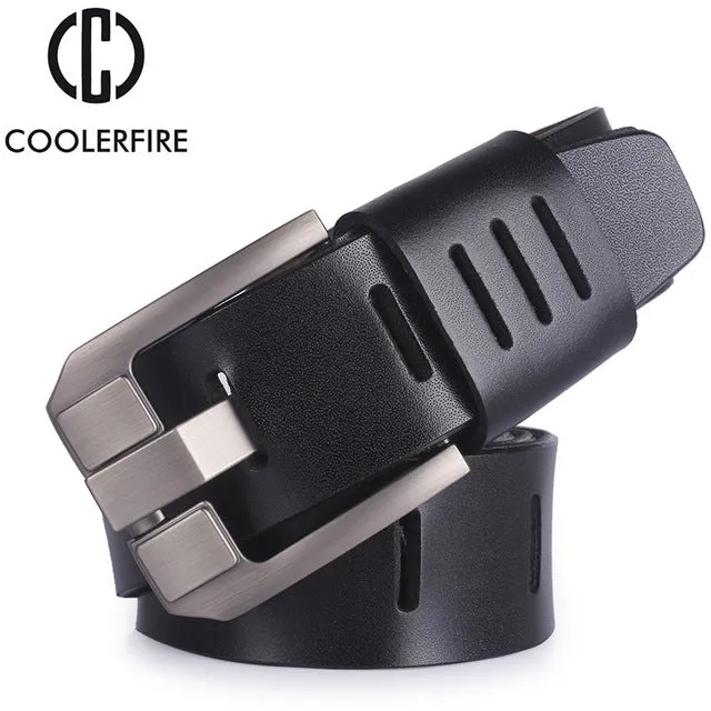 High quality men's genuine leather belt designer belts men luxury strap male belts for men fashion vintage pin buckle for jeans