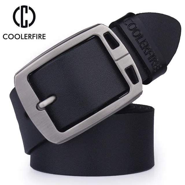 High quality men's genuine leather belt designer belts men luxury strap male belts for men fashion vintage pin buckle for jeans