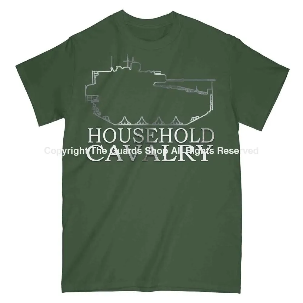 HOUSEHOLD CAVALRY ARMOURED Printed T-Shirt