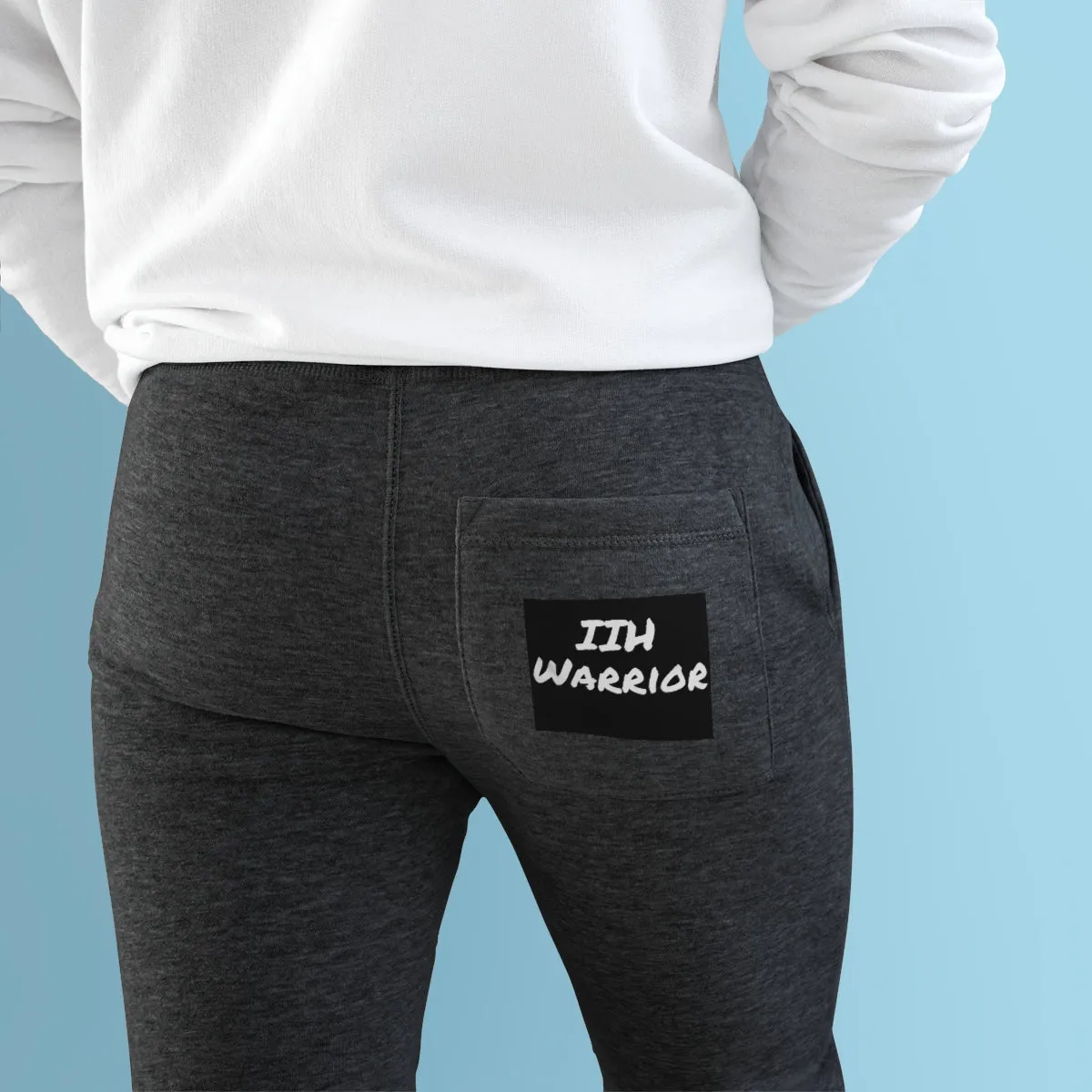 IIH Warrior  Black and White Premium Fleece Joggers