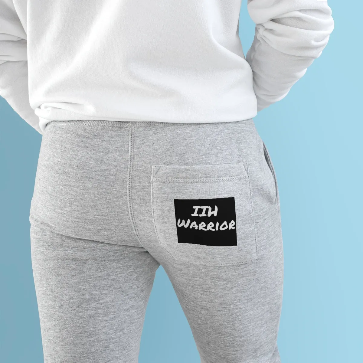 IIH Warrior  Black and White Premium Fleece Joggers