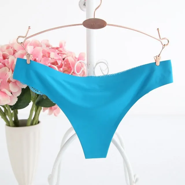 Ixuejie Hot Women Sexy Seamless Underwear Women Panties G String Women's Briefs Calcinha Lingerie Tanga Thong For Women