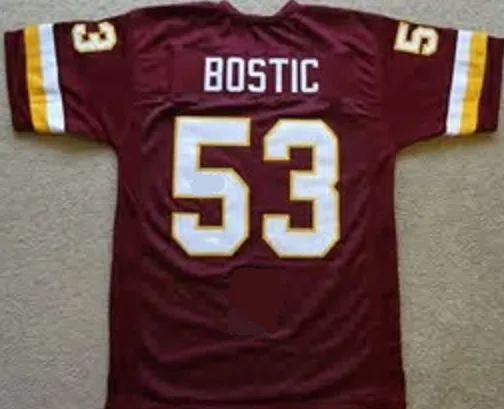 Jeff Bostic Washington Redskins Throwback Football Jersey