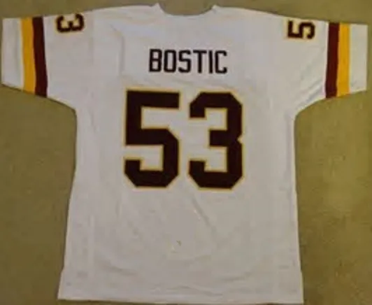 Jeff Bostic Washington Redskins Throwback Football Jersey