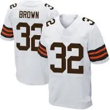 Jim Brown Cleveland Browns Throwback Football Jersey