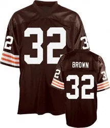 Jim Brown Cleveland Browns Throwback Football Jersey