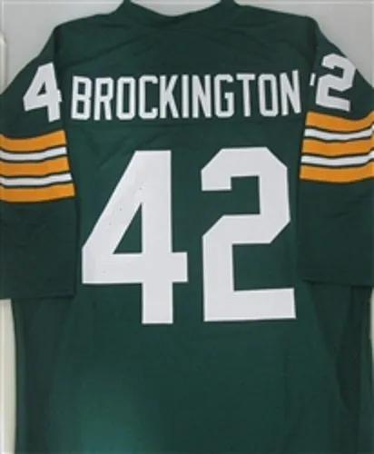 John Brockington Green Bay Packers Long Sleeve Vintage Style Throwback Football Jersey